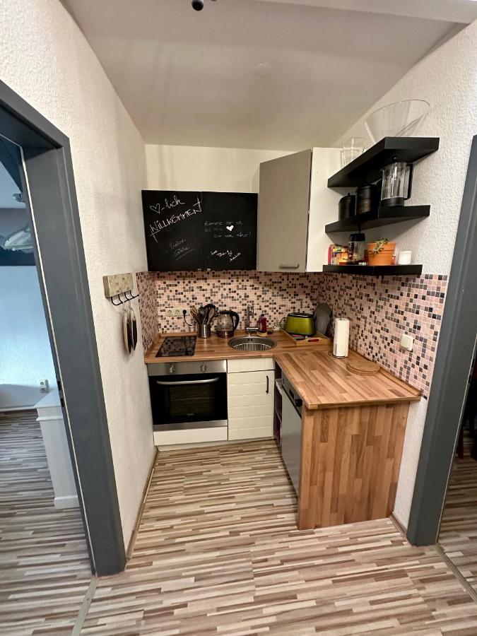 Apartment Zum Gruenen Hirsch Inkl. Parkplatz Erfurt Bagian luar foto